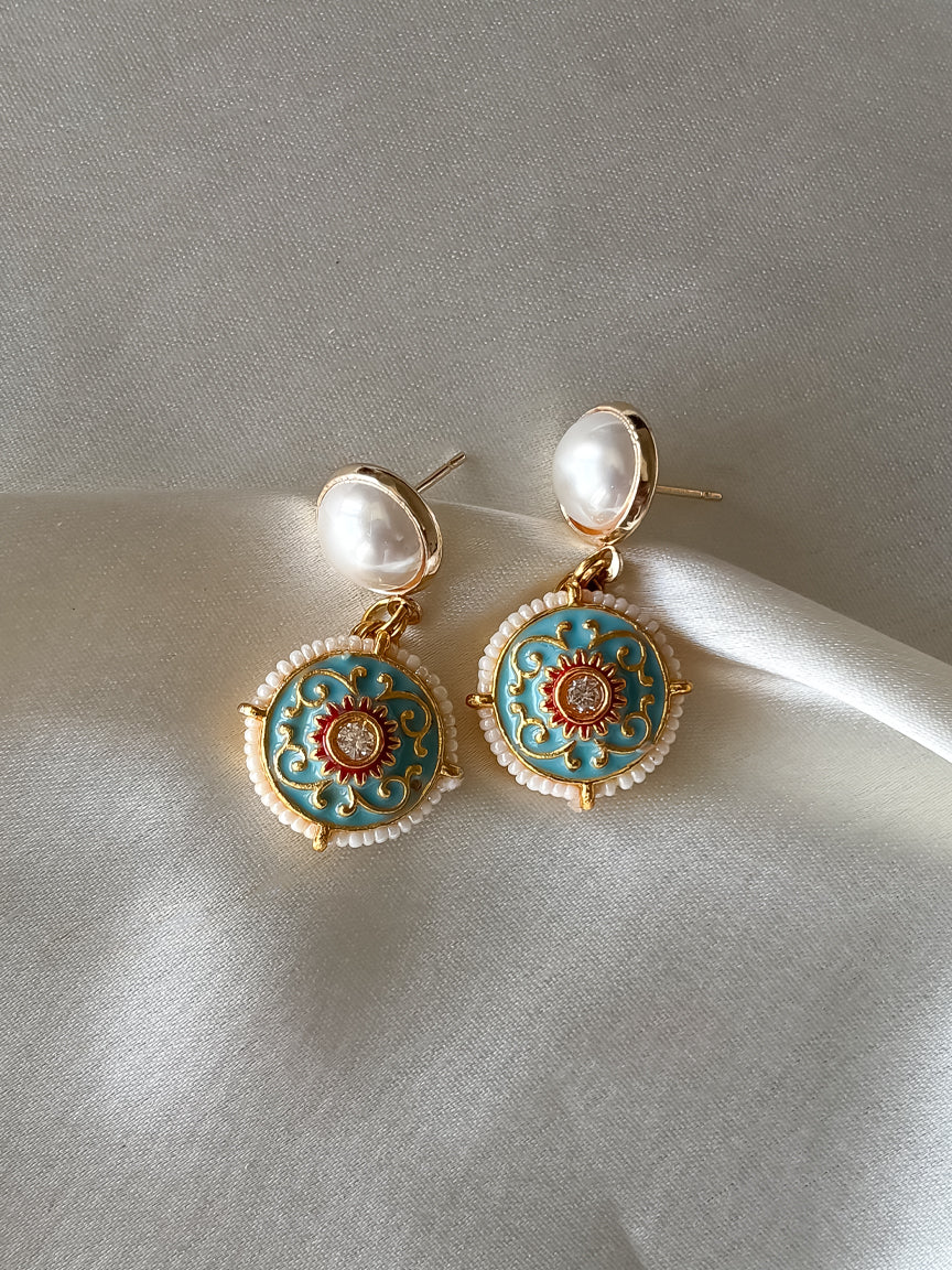 Blue Earrings