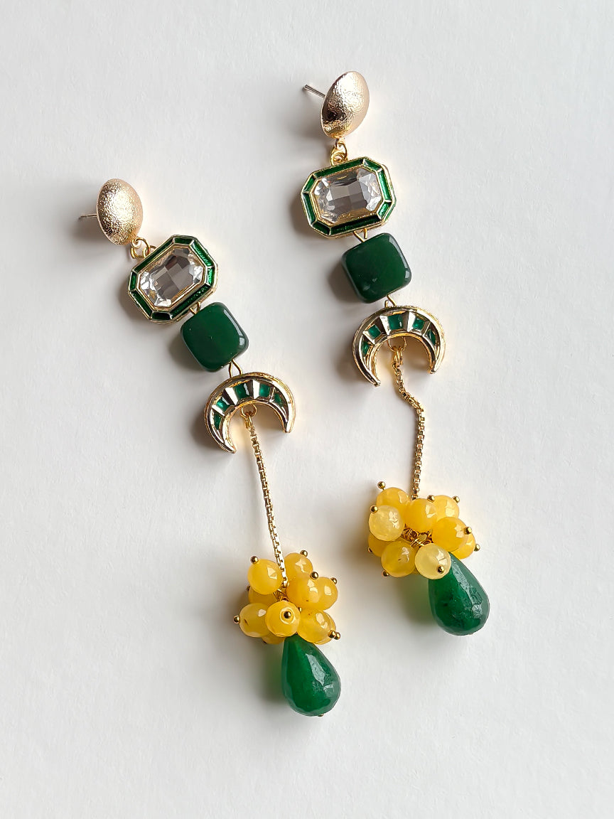 Festive Kundan Statement Earrings