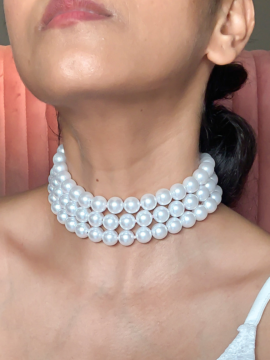 Barbie Pearl Choker Necklace – The Populor