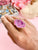 Agate Crystal Ring