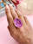 Agate Crystal Ring