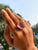 Agate Crystal Ring