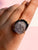 Agate Crystal Ring