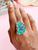 Agate Crystal Ring