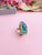 Agate Crystal Ring