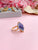 Agate Crystal Ring
