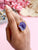 Agate Crystal Ring