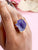 Agate Crystal Ring