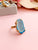 Agate Crystal Ring