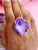 Agate Crystal Ring