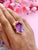Agate Crystal Ring