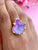 Agate Crystal Ring
