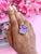 Agate Crystal Ring