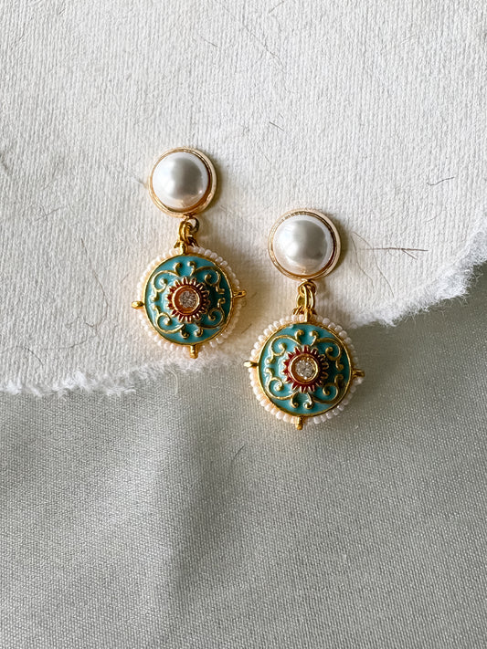 Blue Earrings
