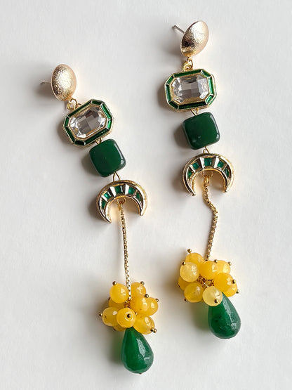 Festive Kundan Statement Earrings