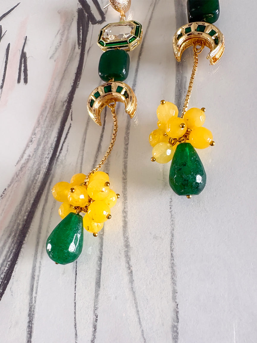 Festive Kundan Statement Earrings