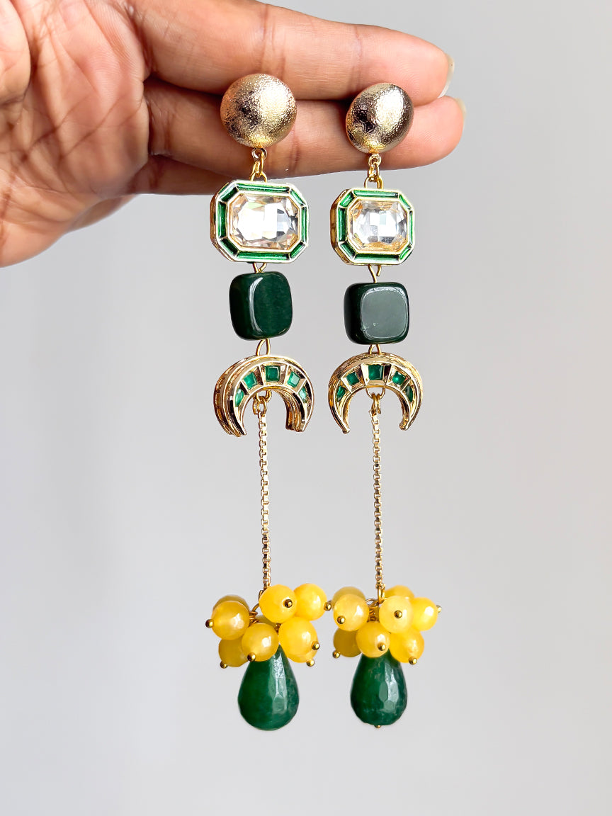 Festive Kundan Statement Earrings