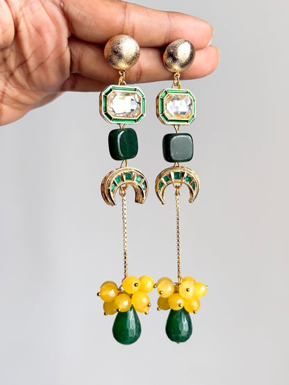 Festive Kundan Statement Earrings