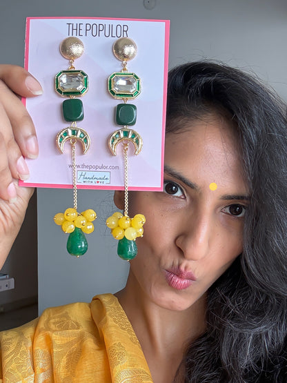 Festive Kundan Statement Earrings