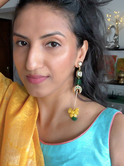 Festive Kundan Statement Earrings
