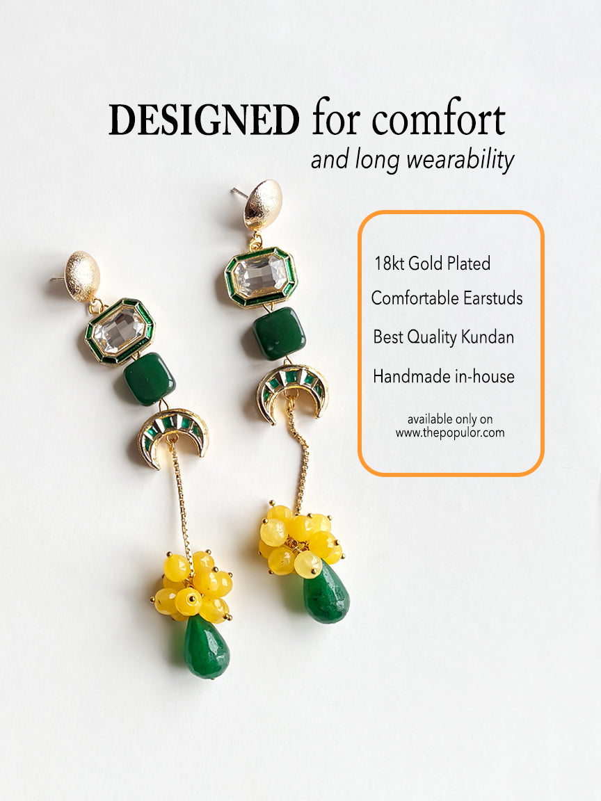 Festive Kundan Statement Earrings