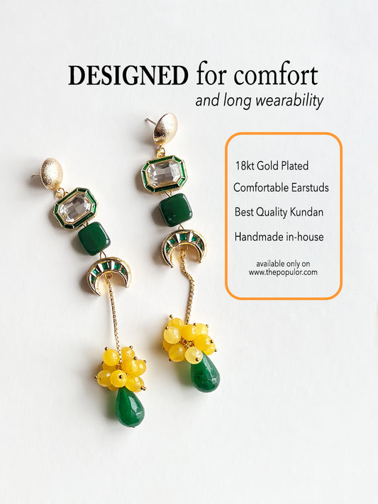 Festive Kundan Statement Earrings