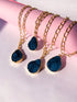 Sapphire Blue Crystal Necklace