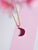 Druzy Moon Pendant
