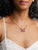 butterfly pendant; pendant necklace; chain necklace; crystal pendant