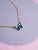 butterfly pendant; pendant necklace; chain necklace; crystal pendant