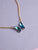 butterfly pendant; pendant necklace; chain necklace; crystal pendant