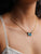 butterfly pendant; pendant necklace; chain necklace; crystal pendant
