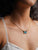 butterfly pendant; pendant necklace; chain necklace; crystal pendant