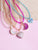 Druzy pendant; rani pink moon pendant; moon pendant; moon necklace; druzy necklace