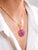 Druzy Pendant with Toggle Clasp