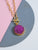 Druzy Pendant with Toggle Clasp