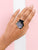Agate Crystal Ring