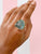 Agate Crystal Ring