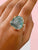 Agate Crystal Ring