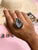 Agate Crystal Ring