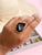 Agate Crystal Ring