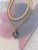 Gold Leaf Chain + Crystal Necklace