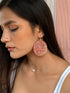 Red Rose Velvet Earrings
