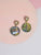 Round Crystal Earrings