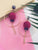 Hoop & Threadball Statement Earrings