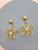 Flower Earrings Gold