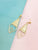 Wrap-Wire Dangle Earrings Gold