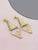 Wrap-Wire Dangle Earrings Gold