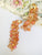 Crystal Cluster Orange Earrings