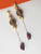 Gold Texture Dangling Earrings